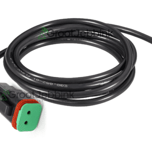 Extension cable 5 meters 2-core with DT06-2S Deutsch connector